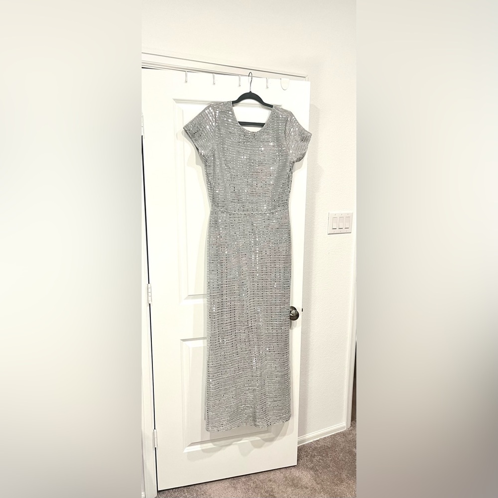 Silver Formal Dress- Size 12